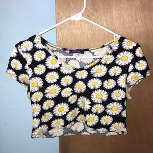 Floral crop top